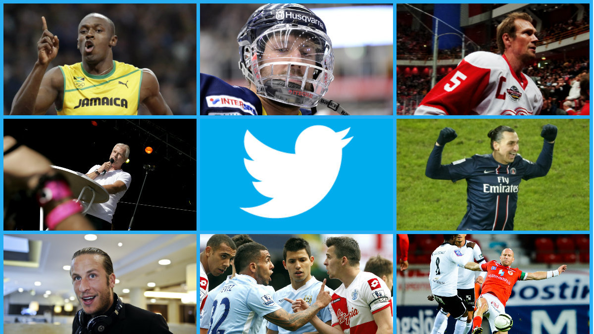 Här är de som tävlar om att ha skrivit årets bästa sporttweet.