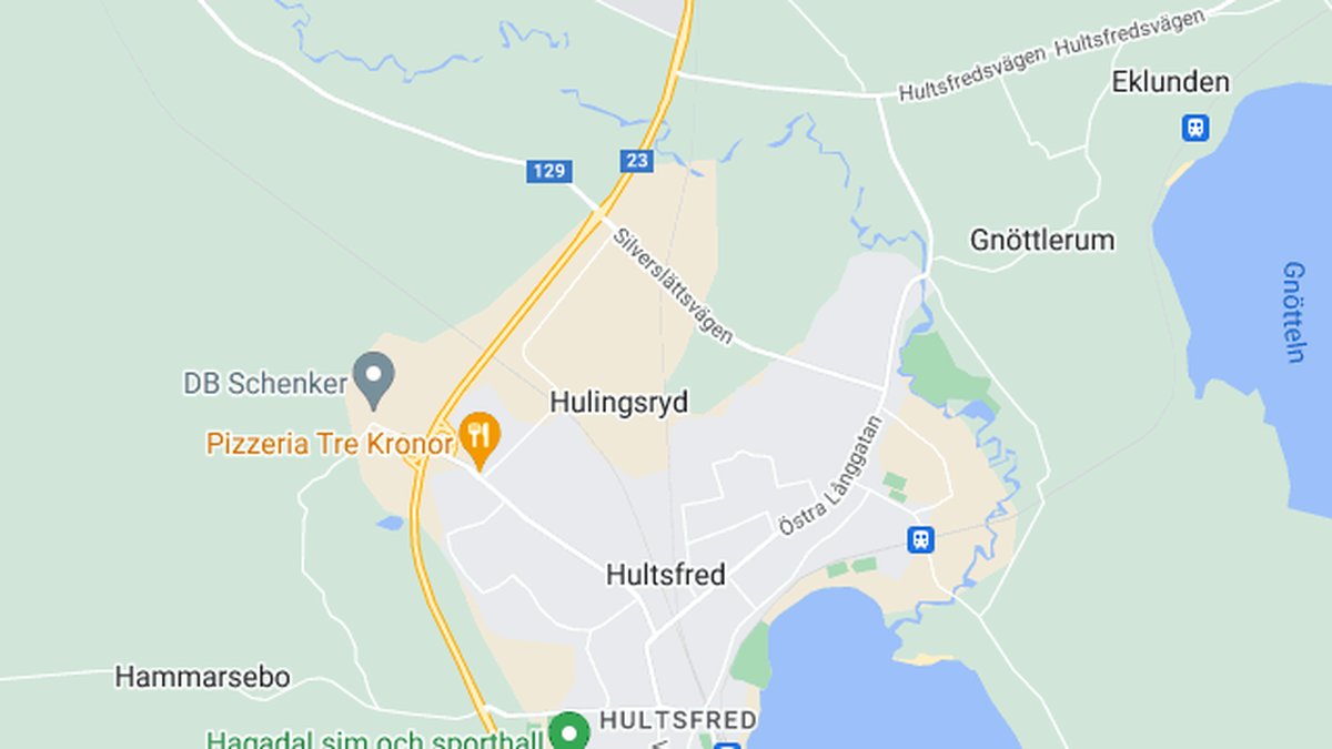 Google maps, Hultsfred