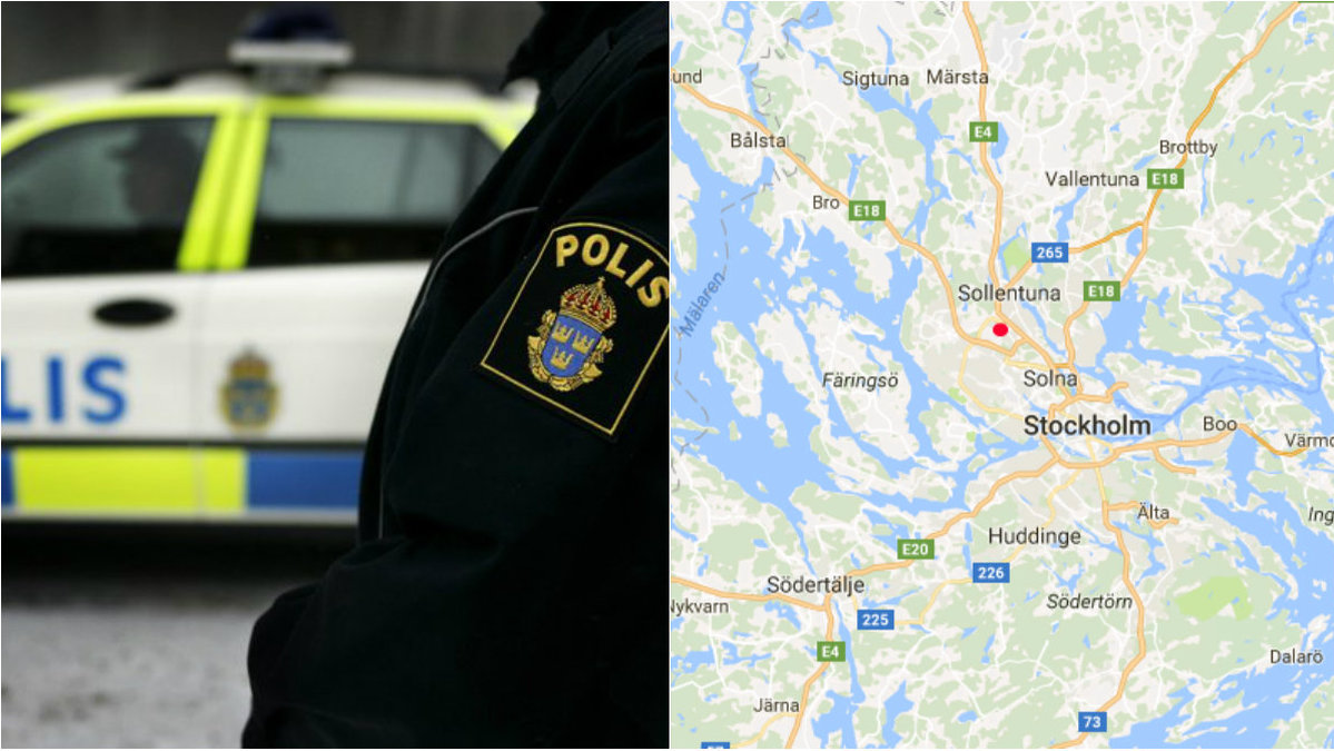 En man har skjutits i huvudet utanför Stockholm. Han avled av sina skador.
