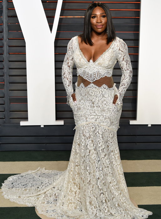Serena Williams på Vanity Fairs Oscarsfest. Serena Williams på Vanity Fairs Oscarsfest.