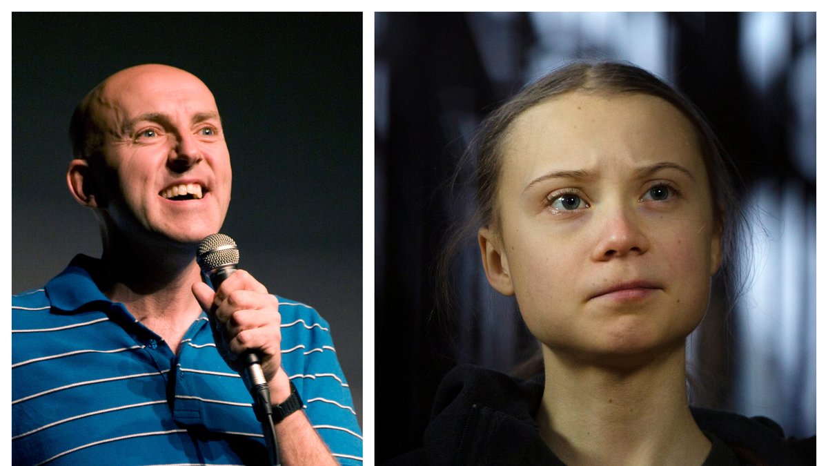 Brittiska komikern Lee Hurst kritiseras efter skämt om Greta Thunberg på Twitter.