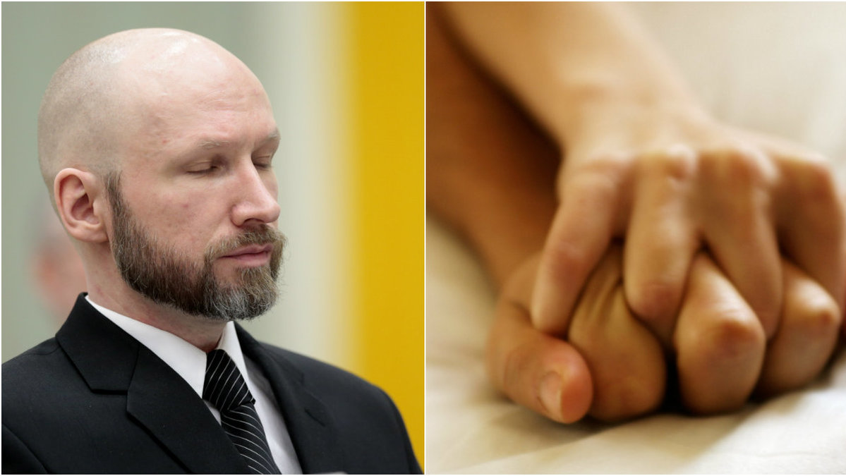 Breivik får många brev skickat till sig – bland annat sexnoveller från en svensk kvinna.