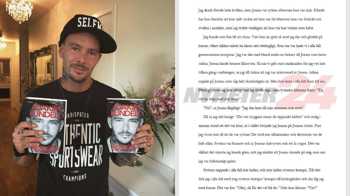 Joakim Lundell slår rekord med självbiografin Monster