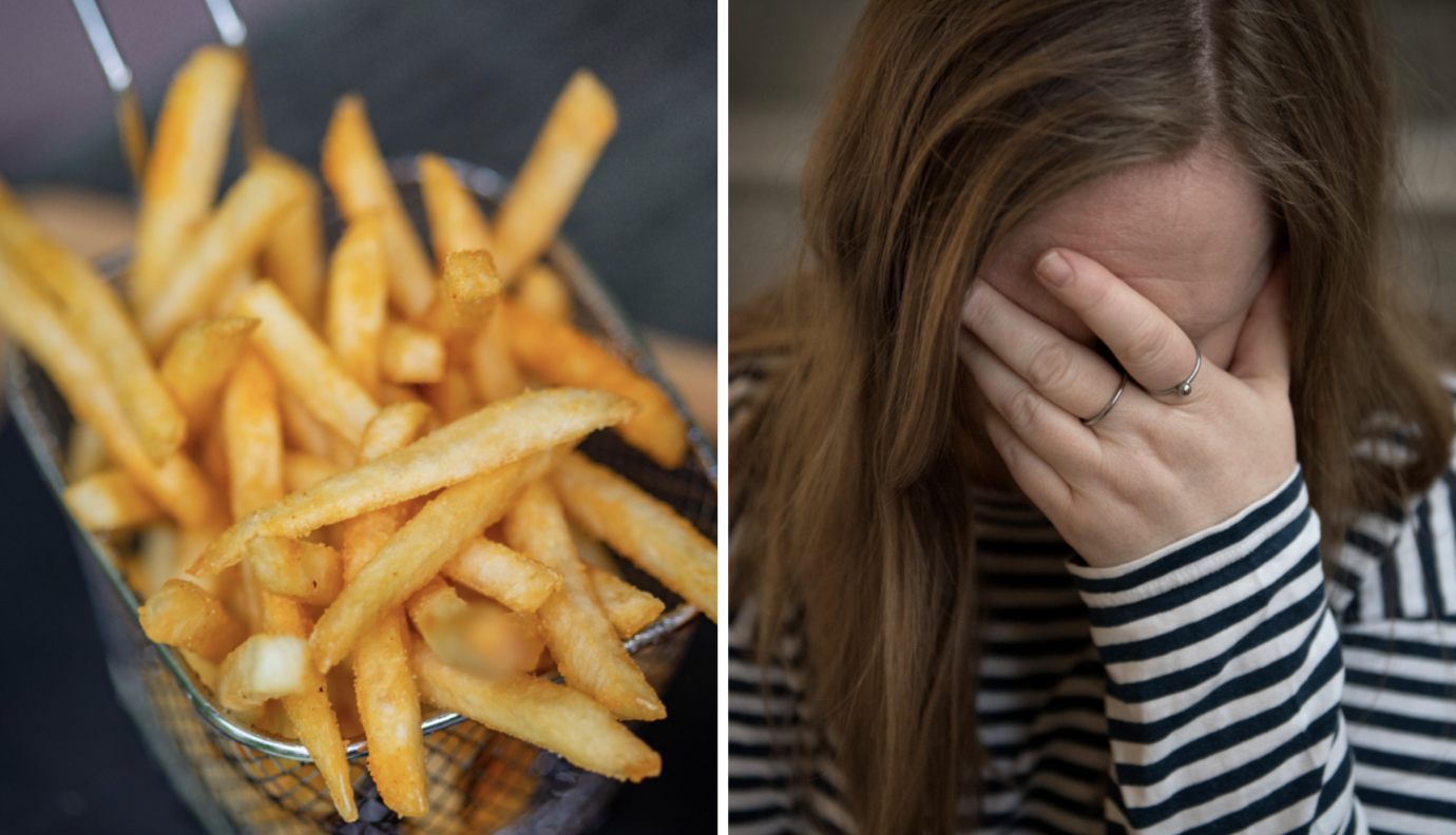 Un nuovo studio mostra che le patatine fritte possono farti deprimere