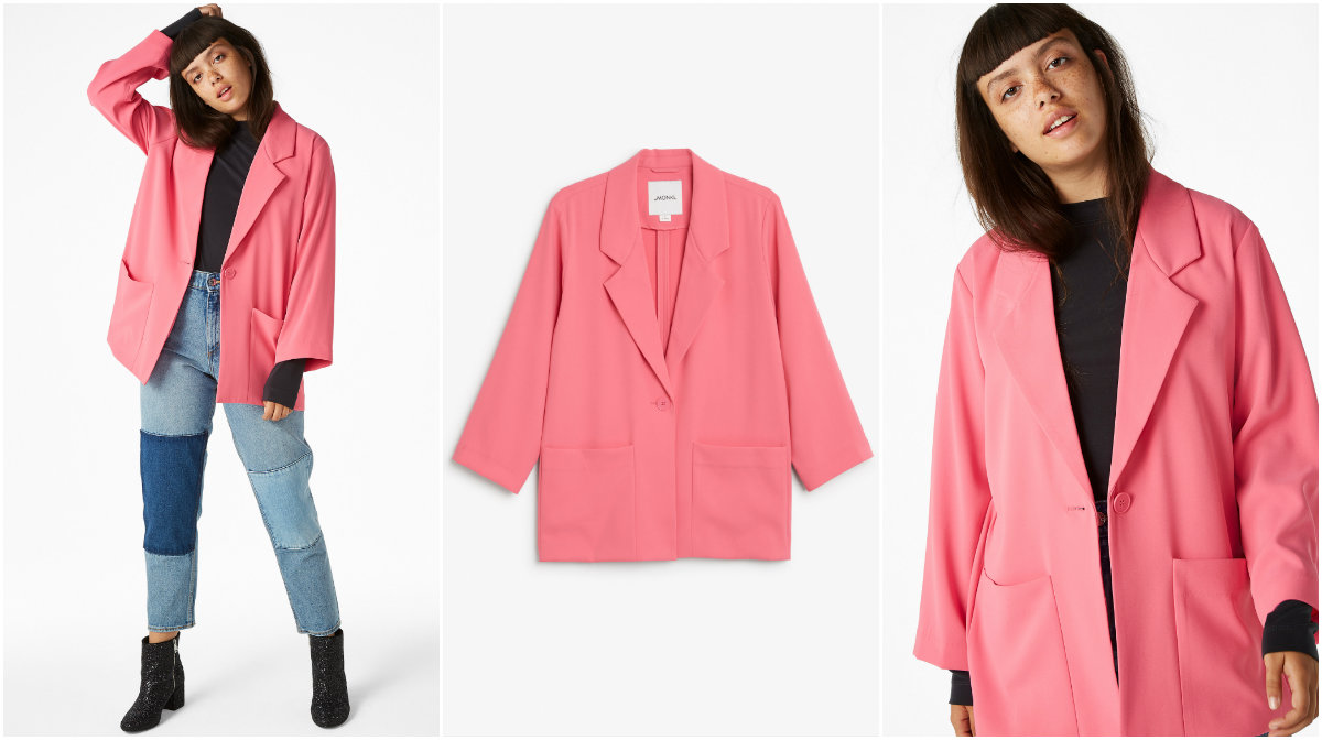 Rosa Blazer från Monki för 400 kronor Rosa Blazer från Monki för 400 kronor