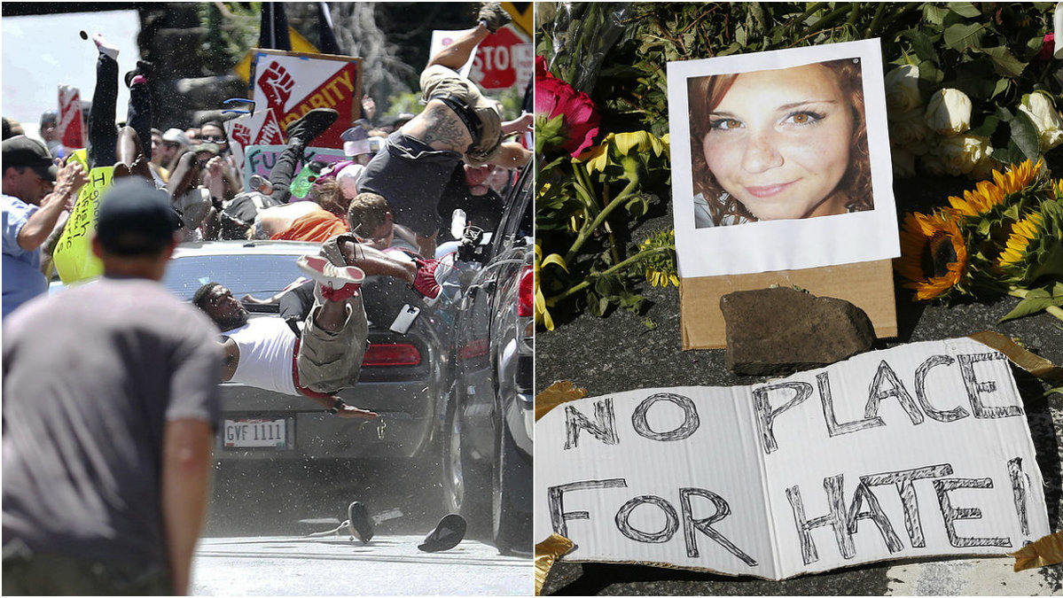 32-åriga Heather Heyer dog i bilattacken.