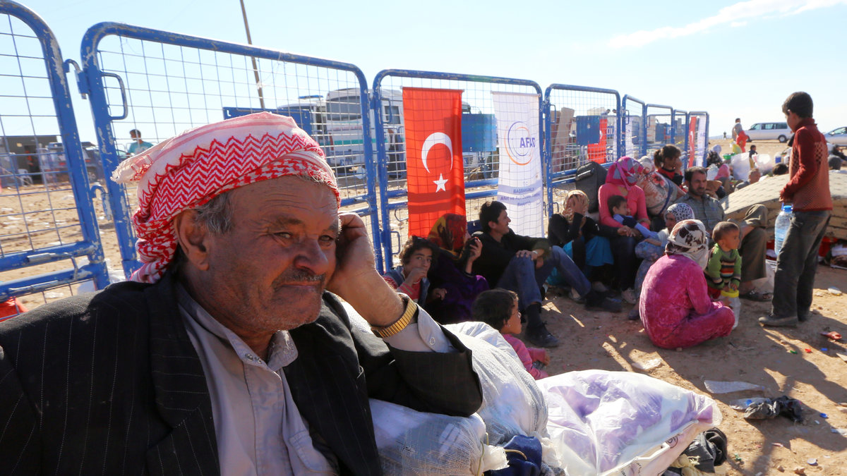 Syriska flyktingar i Turkiet.