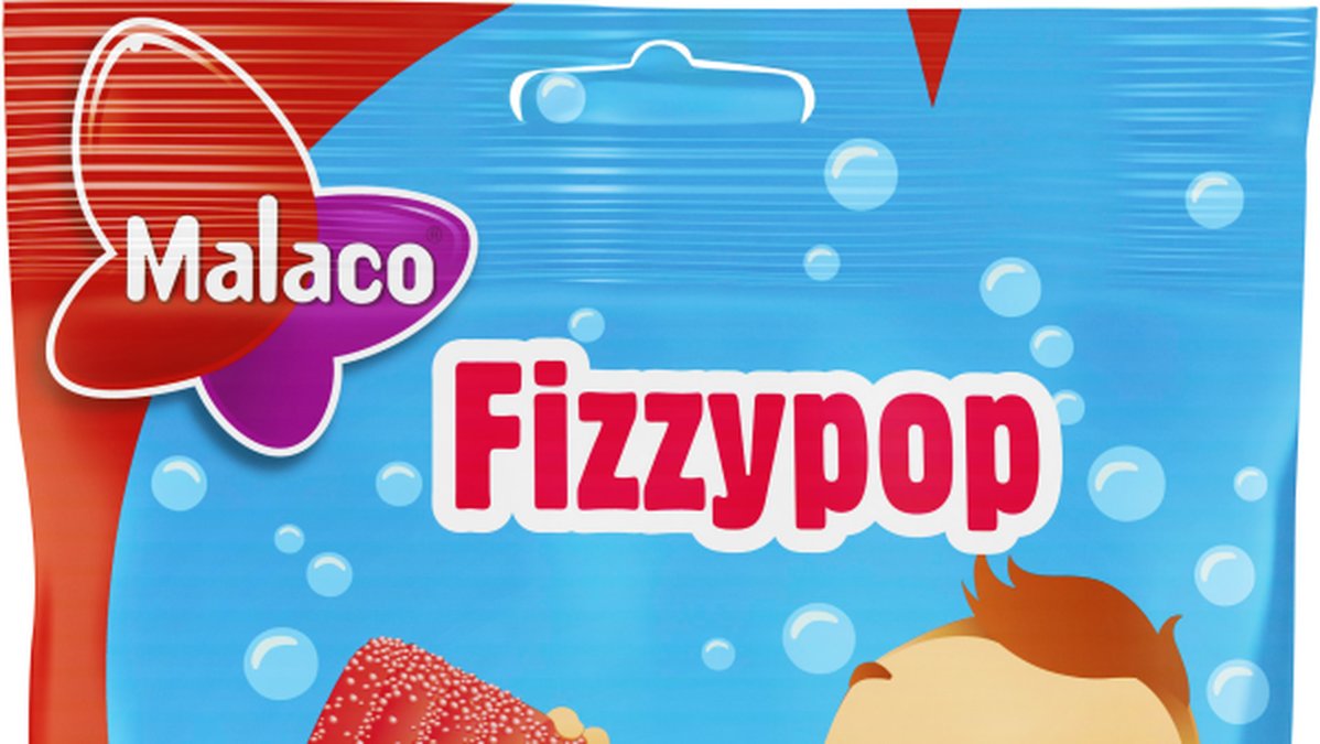 En glass som inspirerats av Fizzypop. 