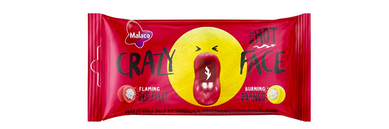 Crazy Face Hot från Malaco Crazy Face Hot från Malaco