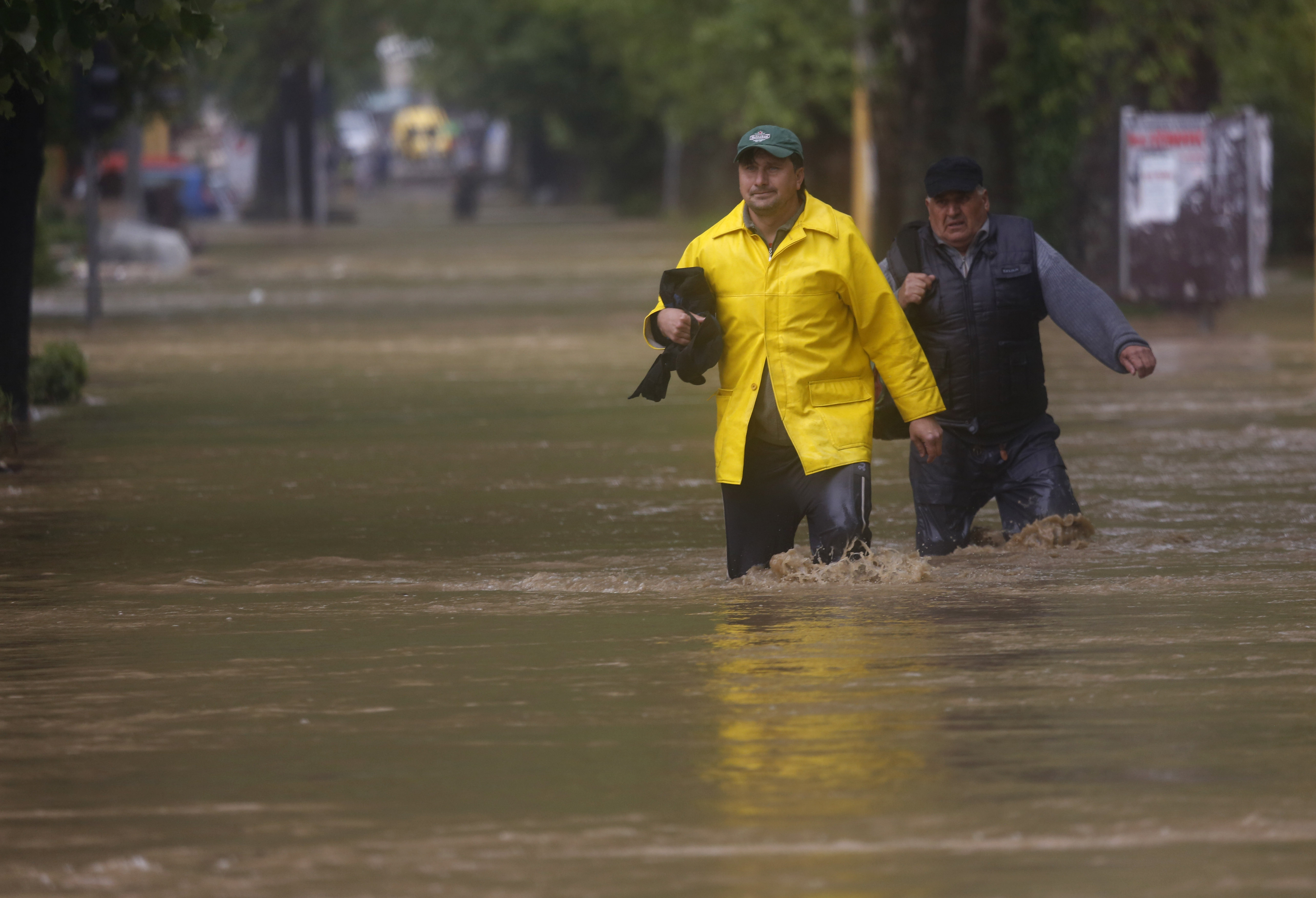 översvämning, Katastrof, Serbien, regn, Bosnien