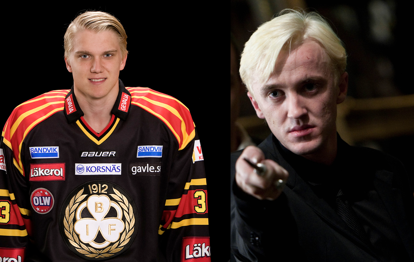 Harry Potters fiende Draco Malfoy och Brynäs-stjärnan Jakob Silfverberg? Harry Potters fiende Draco Malfoy och Brynäs-stjärnan Jakob Silfverberg?
