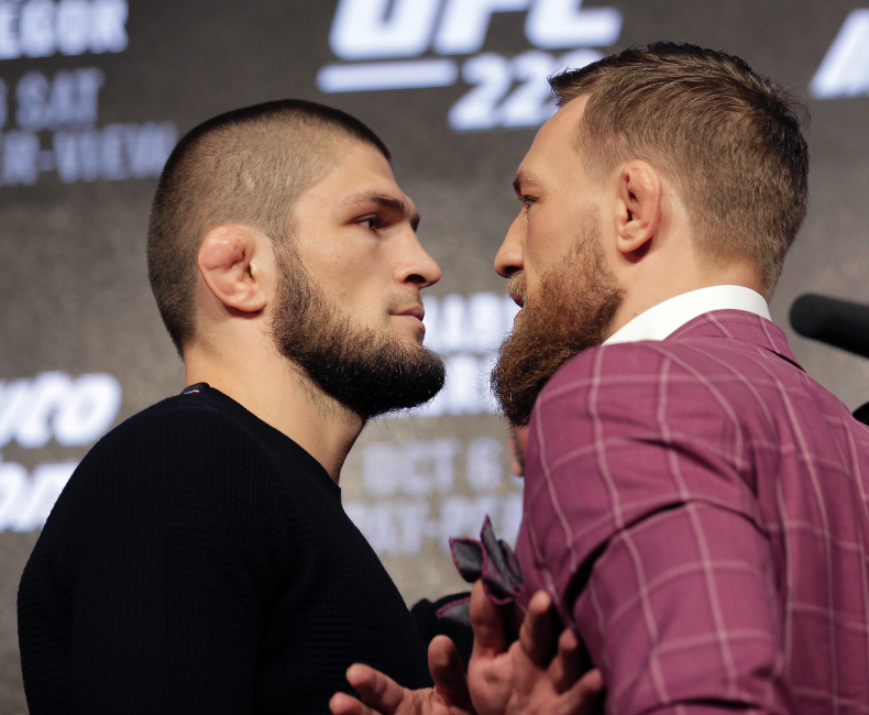 Khabib Nurmagomedov och Conor McGregor Khabib Nurmagomedov och Conor McGregor