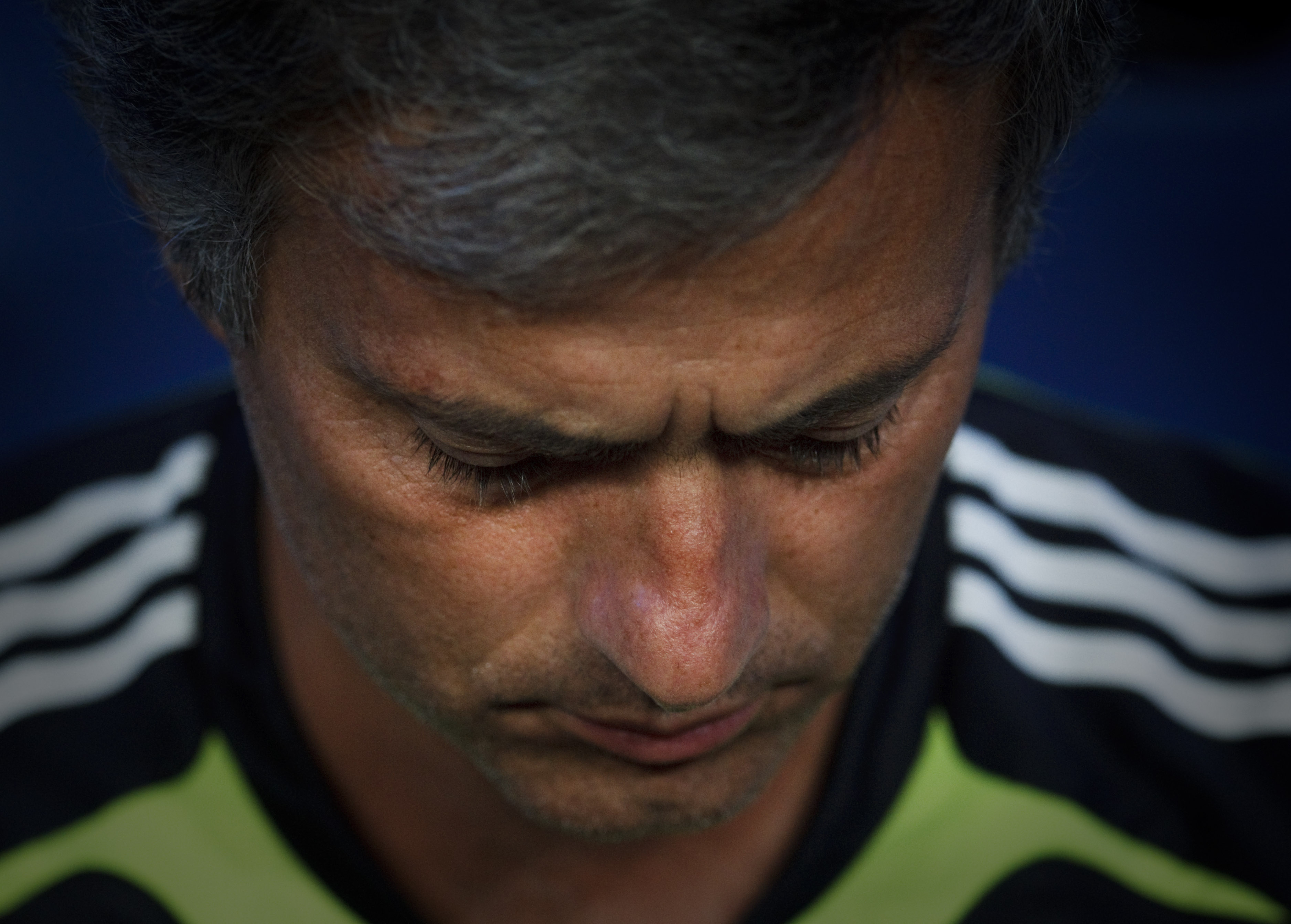 José Mourinho var inte nöjd efter matchen.