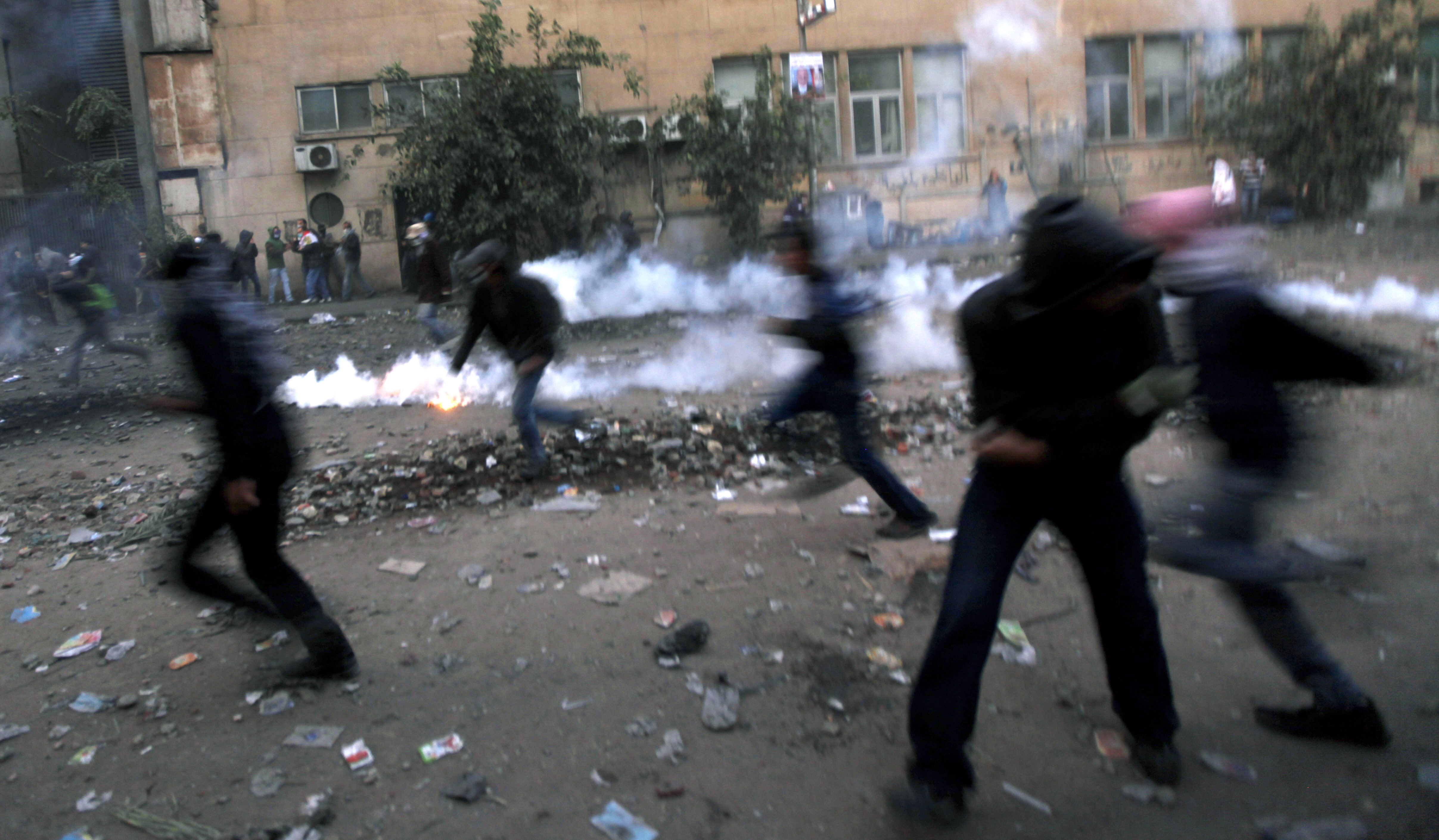 Sent på tisdagskvällen drabbades Tahrirtorget av nya våldsamheter. Bilden är från ett annat tillfälle.