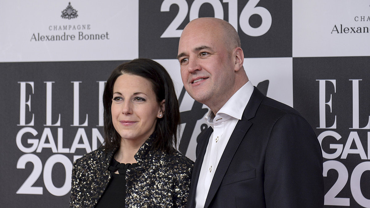 Fredrik Reinfeldt och Roberta Alenius.