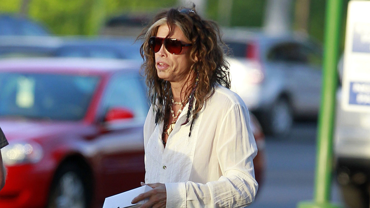 Nej, det är bara Aerosmithstjärnan Steven Tyler.