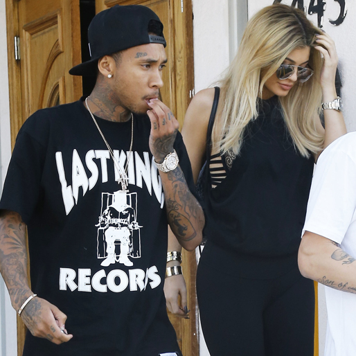 Kylie och Tyga på stan. Kylie och Tyga på stan.