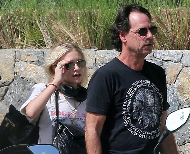 Ashley Olsen och Richard Sachs. Ashley Olsen och Richard Sachs.