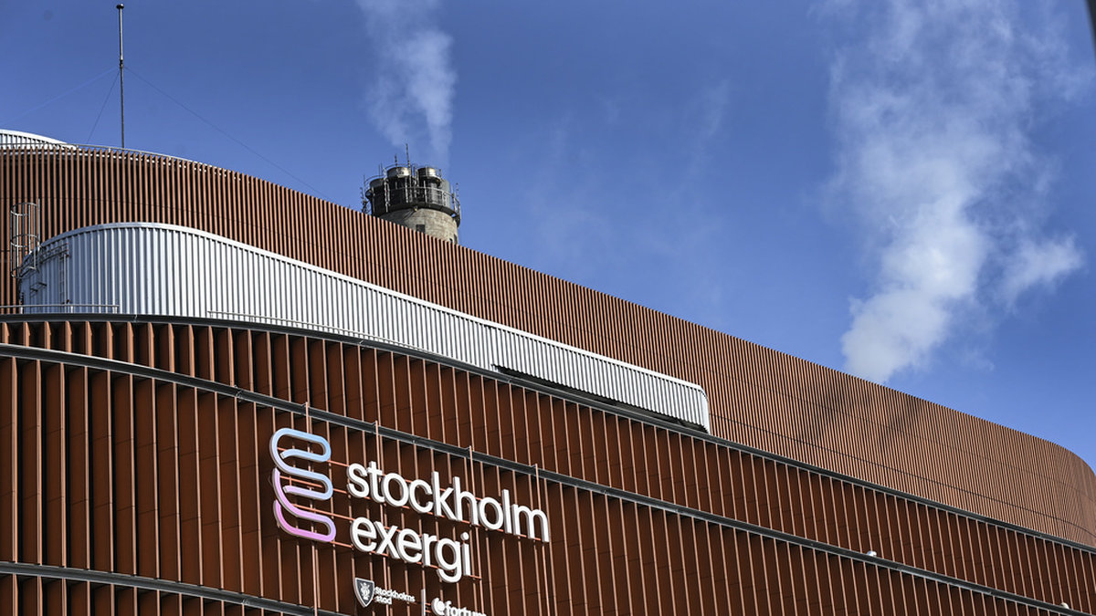Värtaverket vid Värtahamnen i Stockholm är Stockholm Exergis största kraftvärmeverk. Arkivbild.