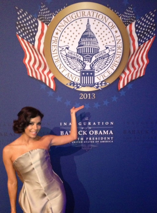 Eva Longoria i vita huset. Eva Longoria i vita huset.
