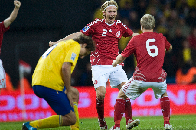 Men den senaste drabbningen vann Danmark. En match som innebar att Sverige missade VM.