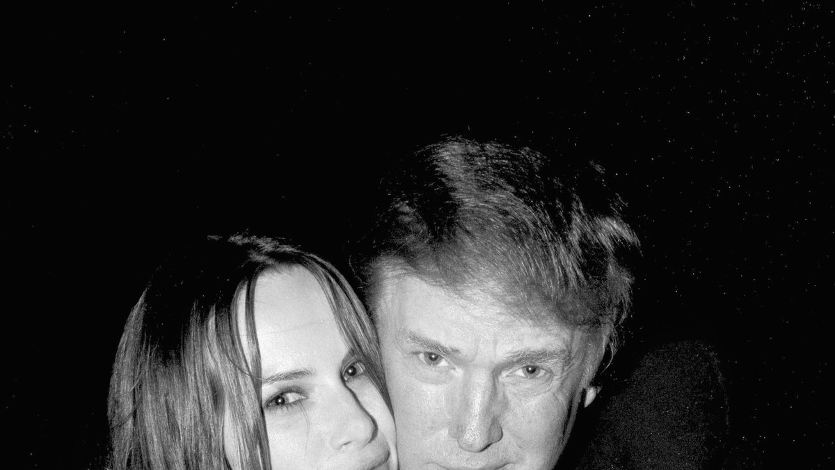 Donald Trump och Melania Trump tillsammans 2008.