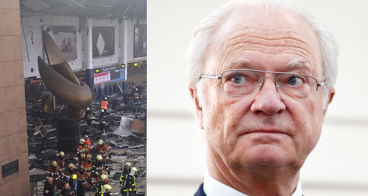 Terror, Bryssel, Kung Carl XVI Gustaf