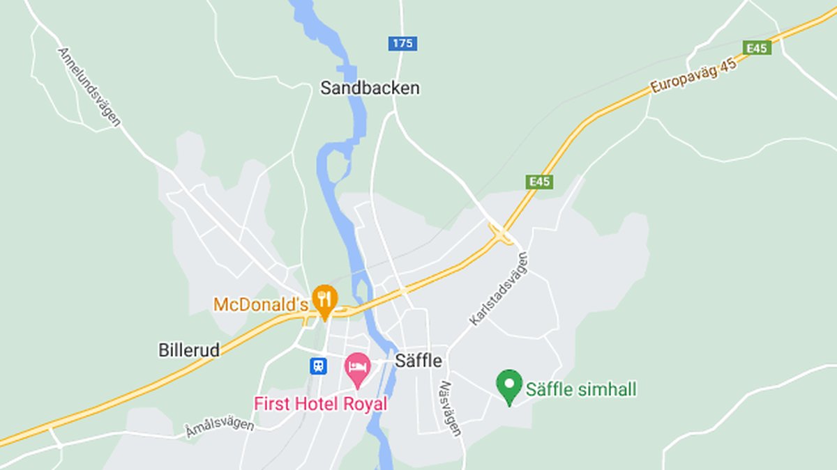 Google maps, Säffle