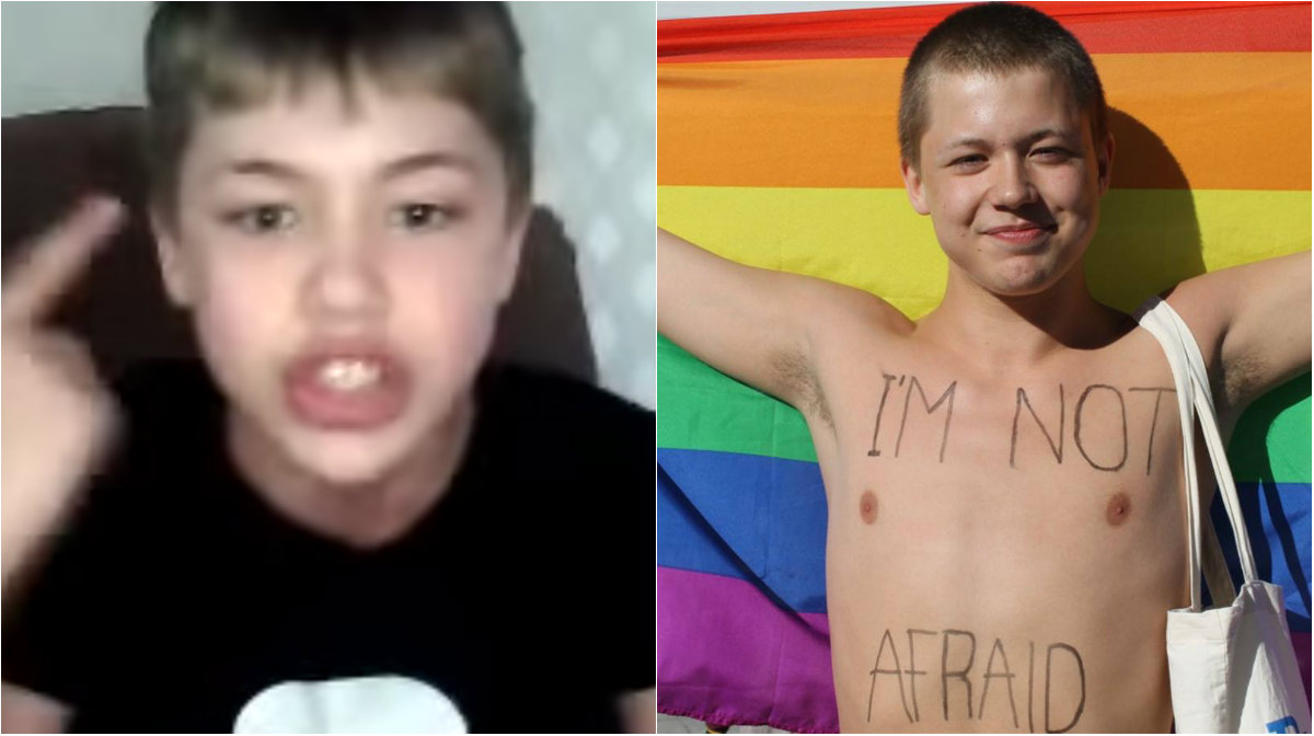 När Pontus var 12 år lade han upp en video på Youtube där han försvarade Justin Bieber. I dag är han HBTQ-aktivist och drömmer om att bli politiker.