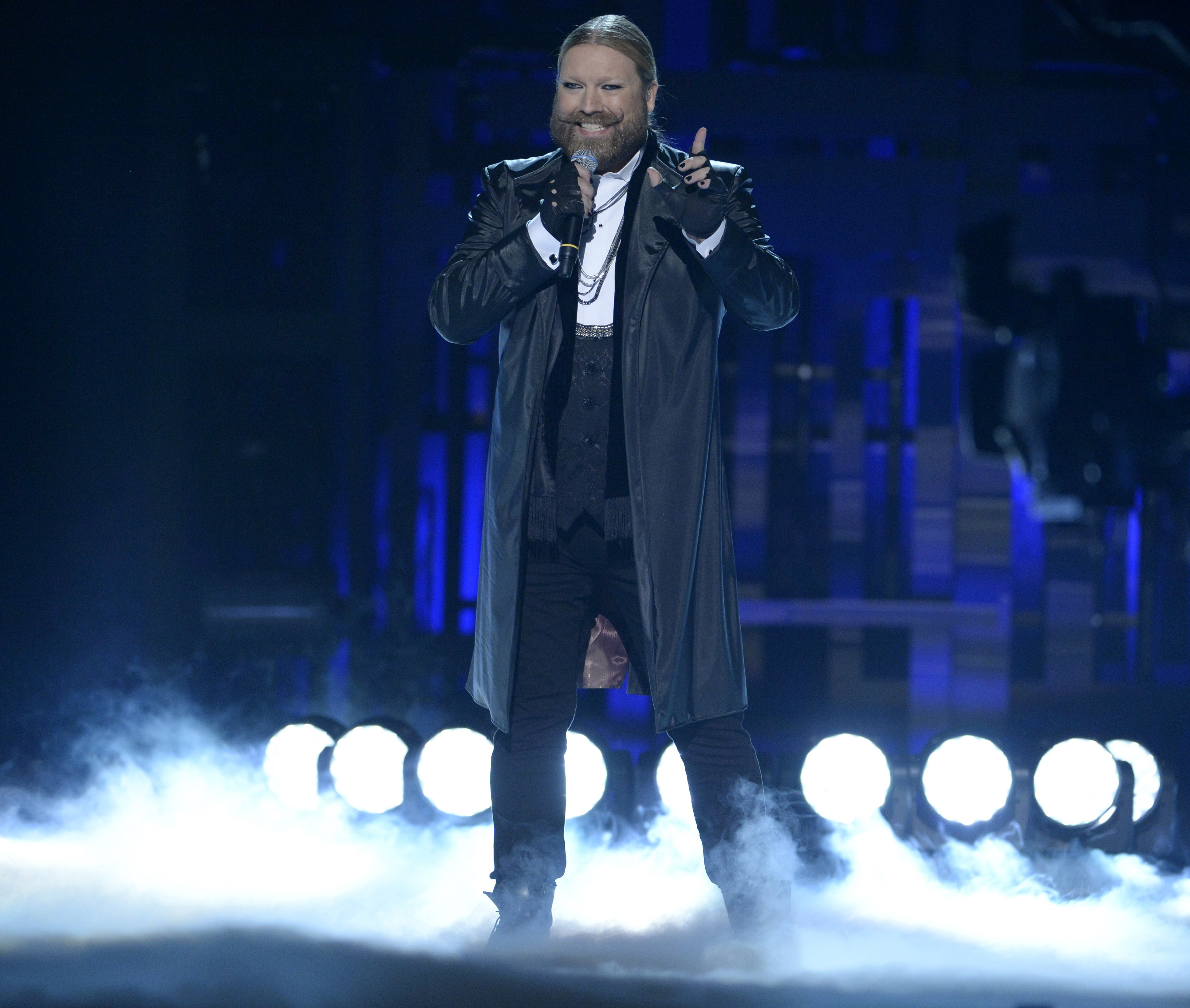 Rickard Söderberg i Melodifestivalen. 