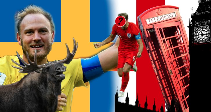 Sverige, England, Fotbolls-VM