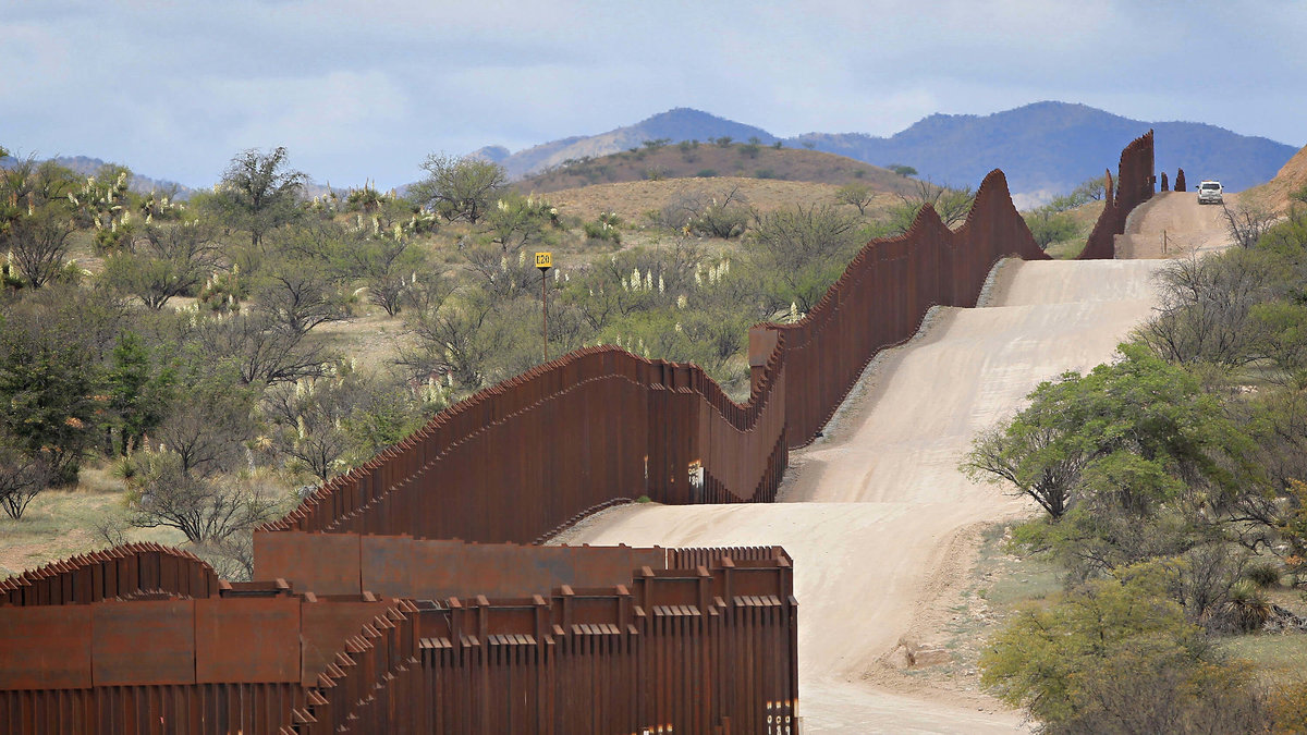 Mexikanska gränsen.