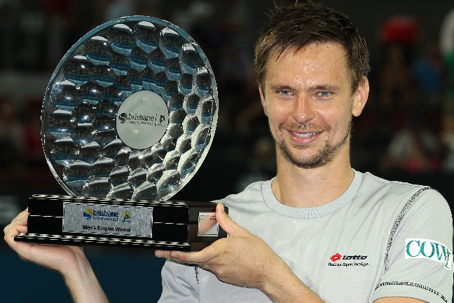 Robin Söderling vann titeln i Brisbane.