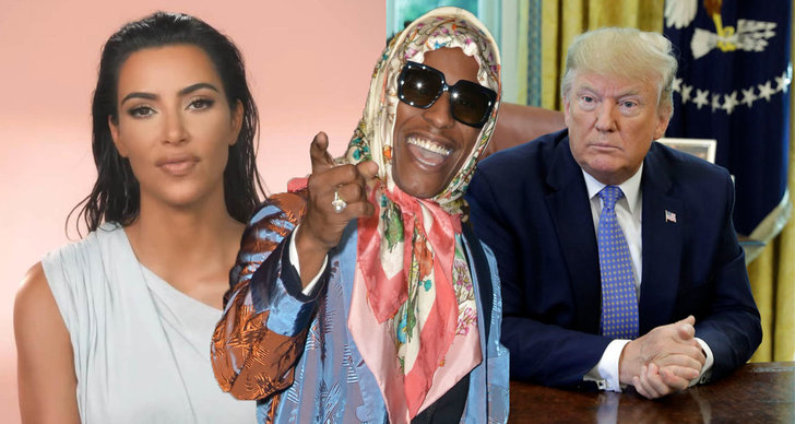 Kim Kardashian, ASAP Rocky, Donald Trump
