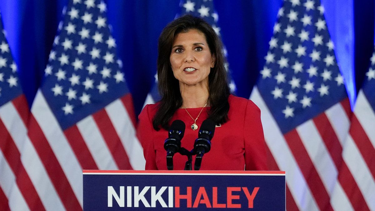 Republikanen och tidigare FN-ambassadören Nikki Haley, avbryter sin presidentkampanj.