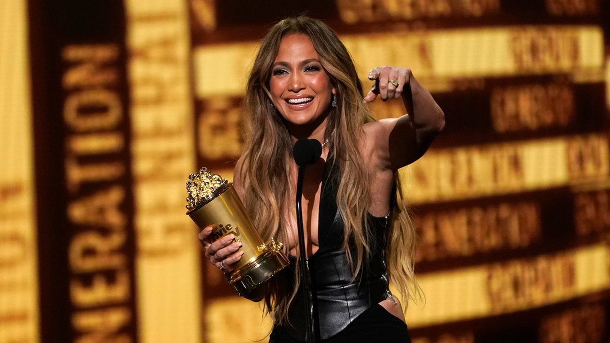 Jennifer Lopez prisades på nattens MTV Movie and TV Awards.