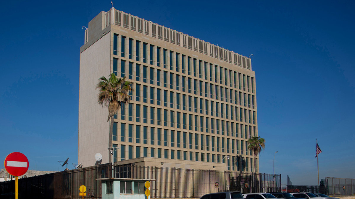USA:s ambassad i Kubas huvudstad Havanna, där det mystiska så kallade Havannasyndromet först uppdagades. Arkivbild.