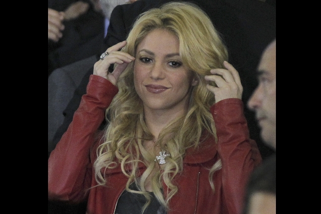 Shakira syntes allt oftare på Camp Nou efter att hon blivit tillsammans med den hårde mittbacken Piqué.