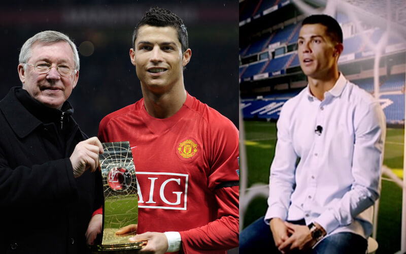 Fotboll, Cristiano Ronaldo, Manchester United, Alex Ferguson