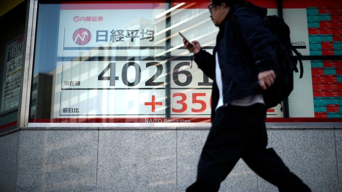 De ledande börserna i Asien steg i förmiddagshandeln på fredagen. Arkivbild.