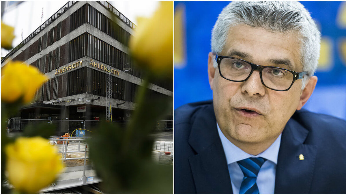 Blommor efter terrorattentatet i Stockholm 2017 samt Anders Thornberg, chef för Säkerhetspolisen.