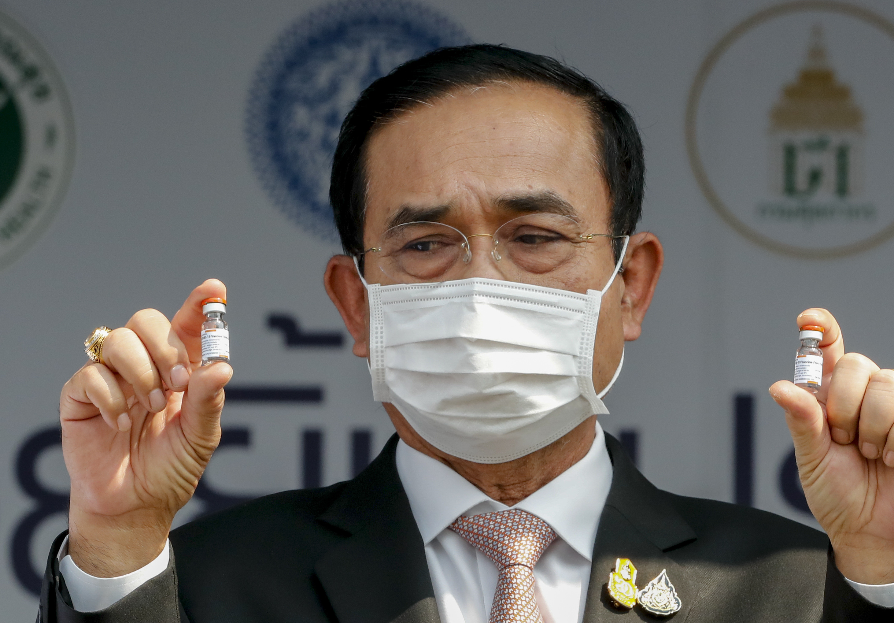 Prayuth Chan-ocha är inte en munskyddsvägrare i vanliga fall.