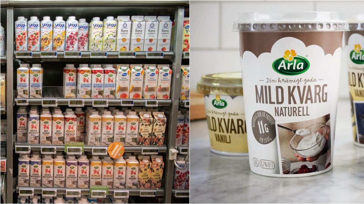 Nyheter24 har tagit reda på vad skillnaden är mellan Arlas yoghurt och kvarg.