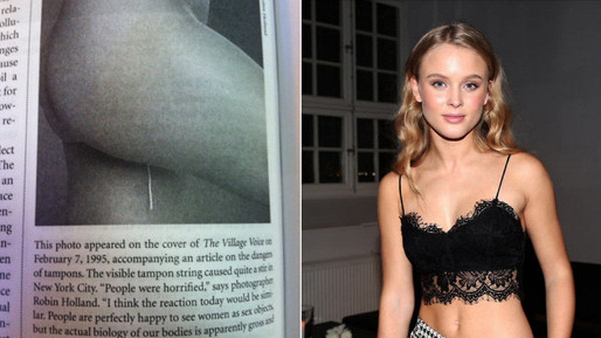 Förra året blev en av Zaras bilder borttagen från Instagram för att den handlat om mens.