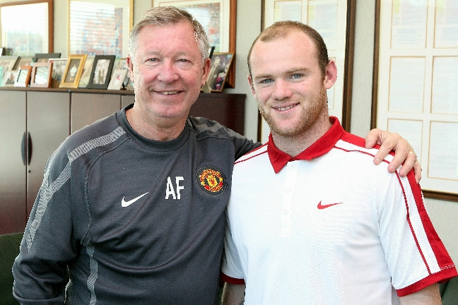 Rooney och Ferguson.