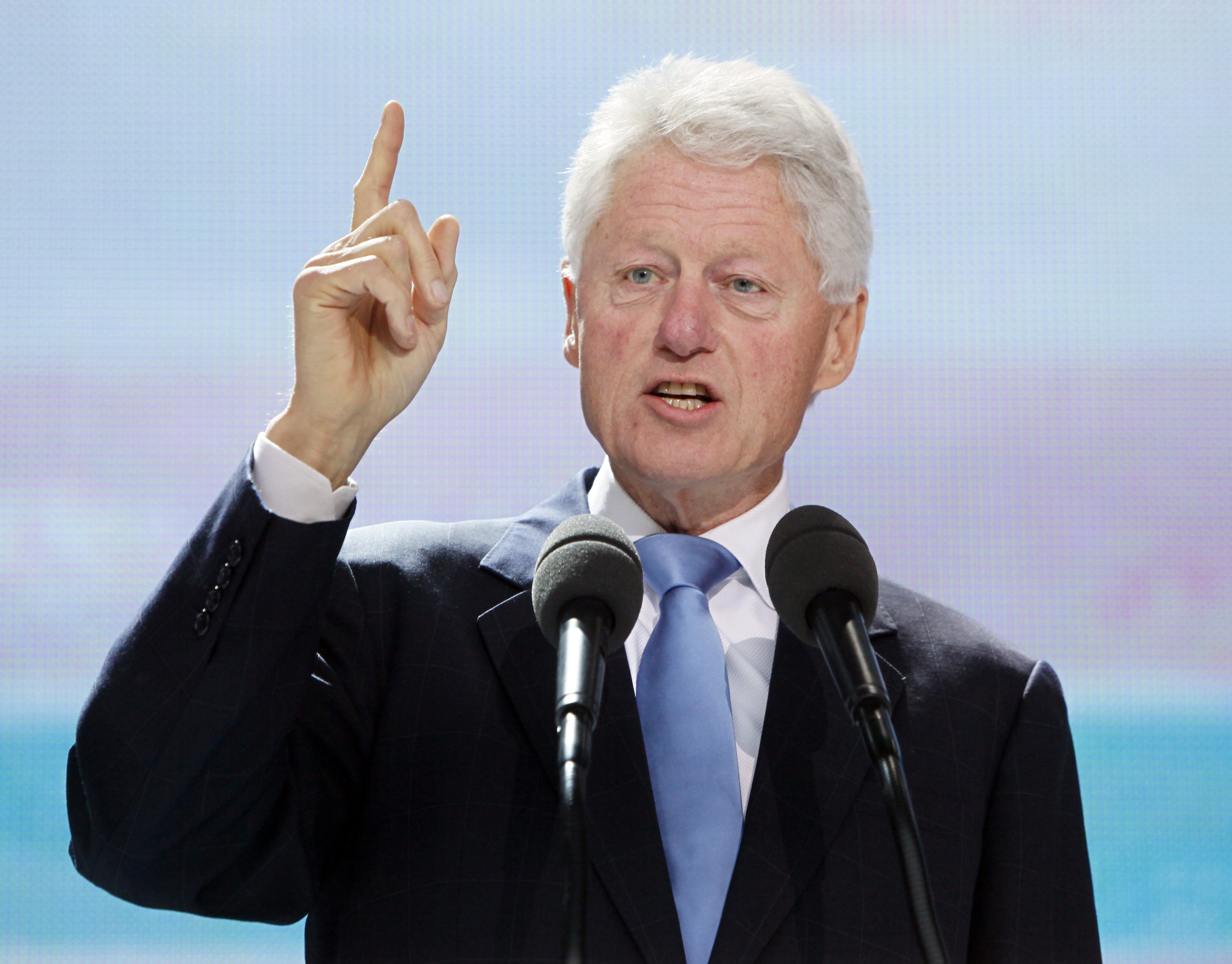 Expresidenten Bill Clinton.