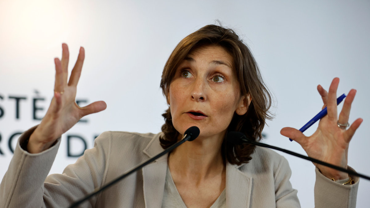 Frankrikes idrottsminister Amélie Oudéa-Castéra sätter, tillsammans med fyra andra ministrar, press på Fifa. Arkivbild.