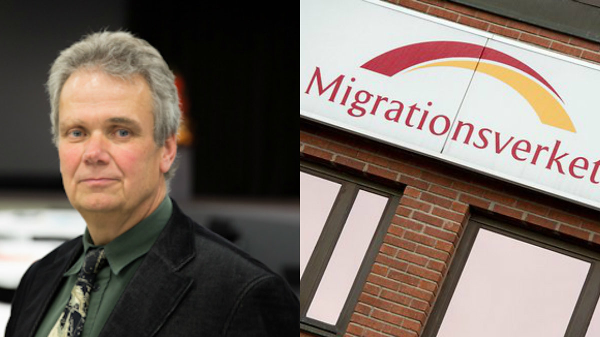 Willis Åberg, avdelningschef på Migrationsverket, svarar Birgitta Berg.