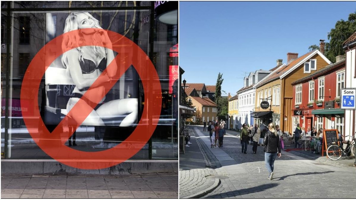 Nu förbjuder Trondheim sexistisk reklam på gatorna. 